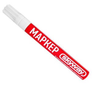 Маркер универсальный с наконечником из фетра, цвет белый