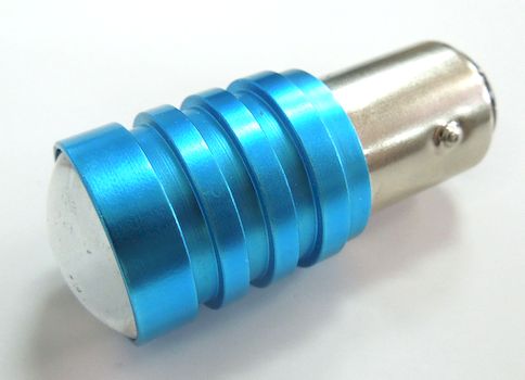 Лампа светодиодная 12V 21/5W 1 диод SMD CREE белая с линзой