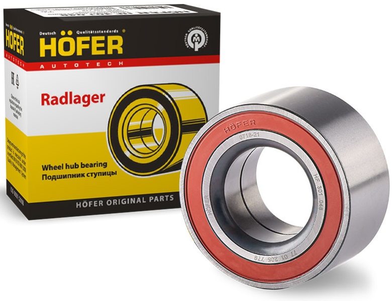 Подшипник Renault Logan, Clio II, Megane, Laguna, Scenic, Largus, 2180 Vesta 15-- без ABS ступ. перед.