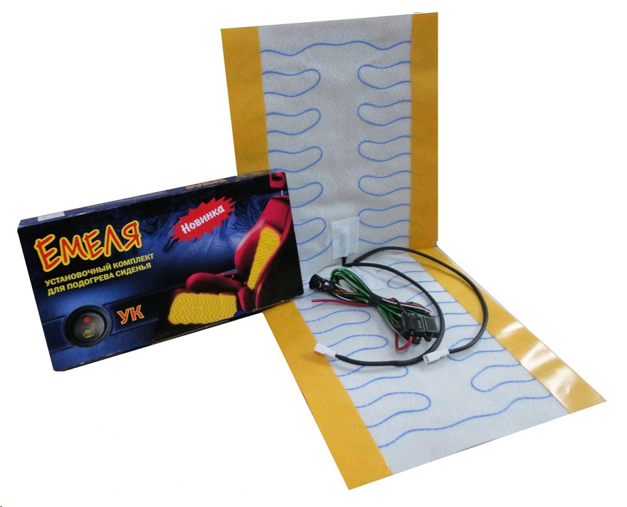Обогрев сиденья  ЕМЕЛЯ  УК вшивной (на 1 сиденье 12В) с регулятором и проводкой