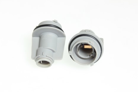 Патрон под лампу P21W BAU15s (тип 3) прямой, пластик