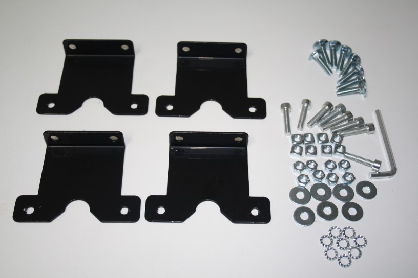 Комплект адаптеров 2 LUX Nissan X-Trail 14-) с интегрированными рейлингами