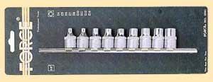 Набор головок -звезд FORCE 3/8* 9 пр. Е4-14 /№3091/