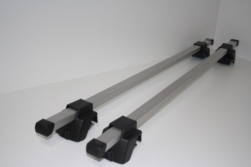 Багажник на рейлинги (L=1250мм.) алюминий