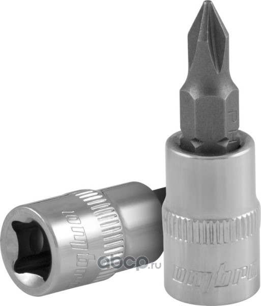 Насадка торцевая 1/4DR с вставкой-битой крестовой