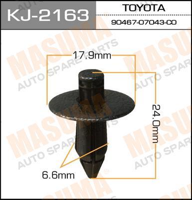 Пистон (клипса крепежная пласт.) KJ-2163