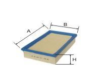 Фильтр воздушный SsangYong Musso 95=), Korado 96=); MB E-CLASS 93-96г.в.