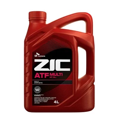 Масло трансмиссионное ZIC  ATF MULTI  HT (синт)   (Toyota Type T,T-II/III/IV Audi/VW G 052 162,) 4л.