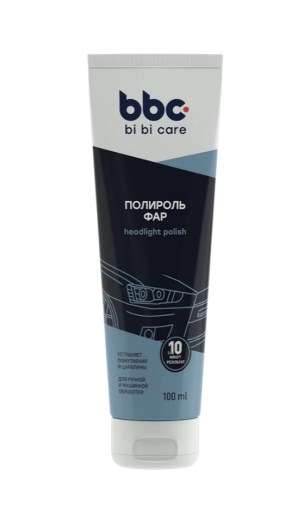 Полироль фар 100мл BiBiCare
