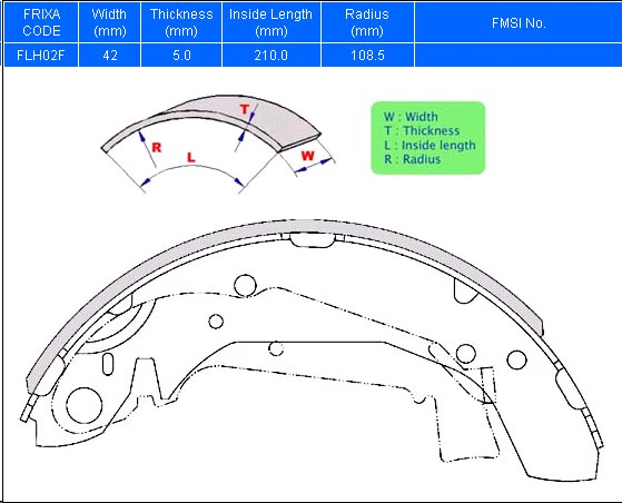 Колодки тормозные Sonata -ТАгАЗ задние бараб.