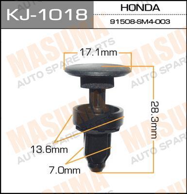 Пистон (клипса крепежная пласт.) KJ-1018