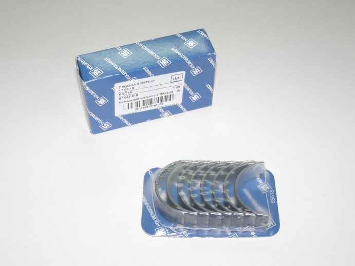 Вкладыши шатунные Renault Logan Megane Clio --0.25