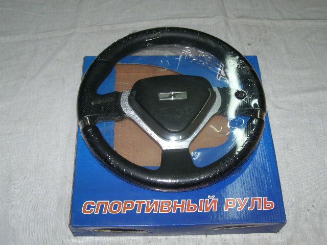 Руль спортивный /4163/ (Сердце/Черный)