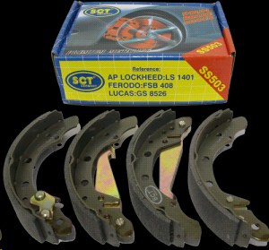 Колодки тормозные задние Audi 80, 100, VW