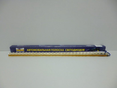 Лента светодиодная 12V длина 30 см 30 диодов синяя