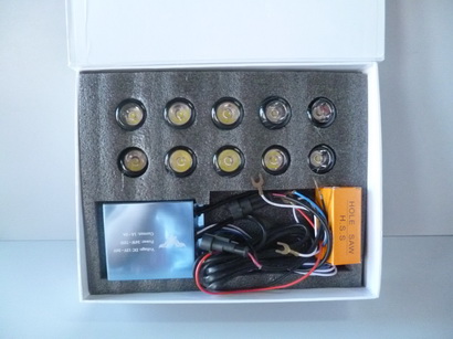 Фары дополнительные дневного света МАЯК SKD-030 5 диодов (ходовые огни)с приглушением света