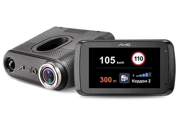 Антирадар с видеорегистратором Mio MiVue i85 сигнатурный, GPS-информатор, Full HD 30к/сек, угол 150*,