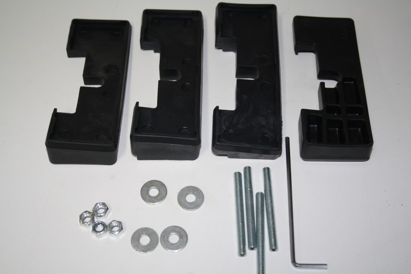 Компл. адаптеров для авто со штат. местами крепления VW Amarok 2009-по н.в (перекл.135 см), Fiat Doblo 2000-н.в. (125см)