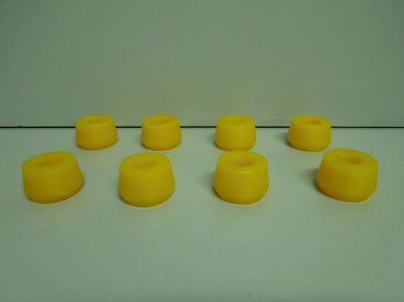 Втулка амортизатора Г-3302, УАЗ, Волга полиуретан желтый 8шт.