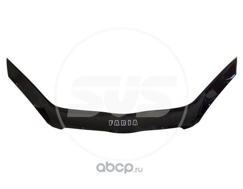 Дефлектор капота (мухобойка) Skoda FABIA 2007-2010
