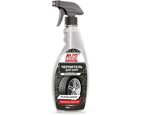 Чернитель шин (блеск) 500мл триггер Black Silicone