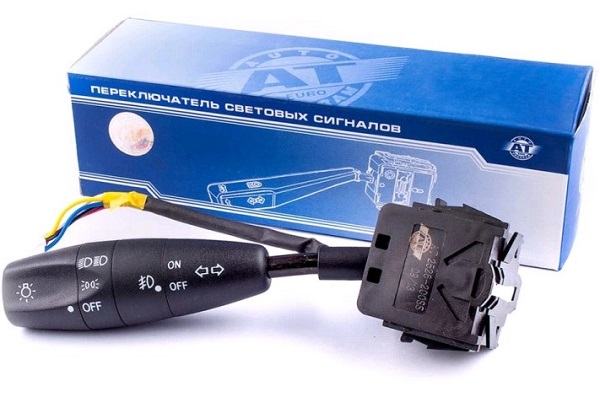 Переключатель Chevrolet Lanos, Sens поворота и света подрулевой с противотуман.
