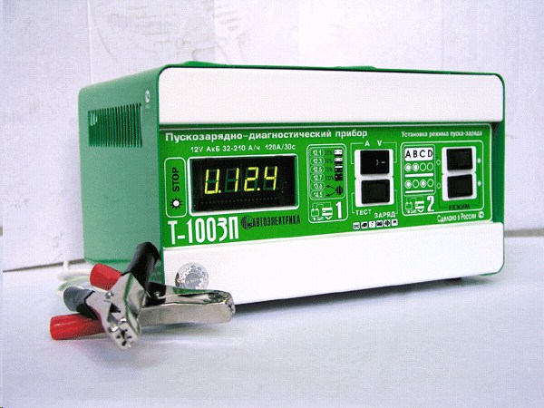 Устройство АВТОЭЛЕКТРИКА Т-1003П зарядно-пусковое диагностическое 12V