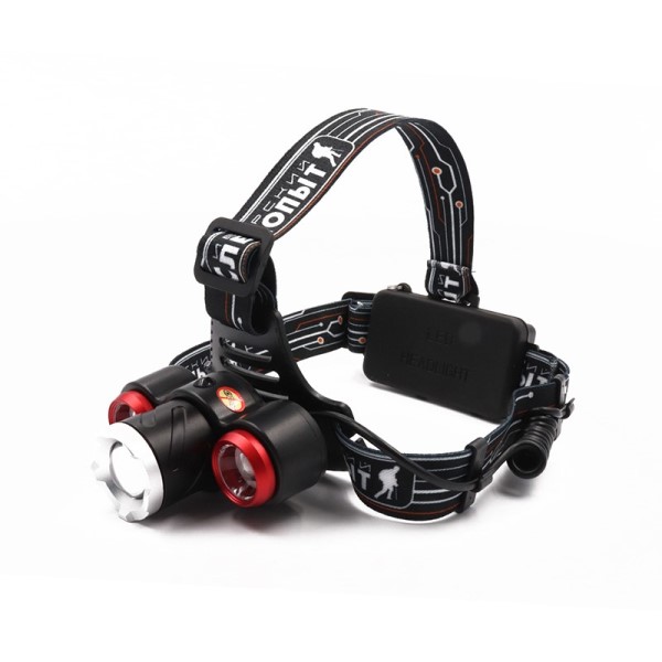 Фонарь налобный СИБИРСКИЙ СЛЕДОПЫТ-Смит, 3L, zoom, 3 режима, аккум, 220B+12B