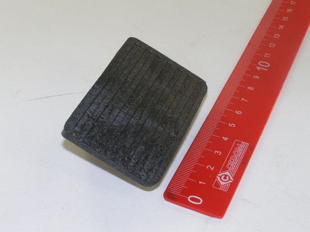 Накладка педали  2101  газа (пластик)