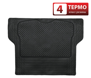 Коврик багажника универсал. резиновый LUXURY 1440х1100 черный