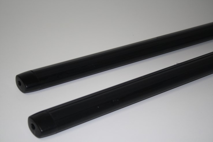 Дуга  ED профиль АЭРО черная  L=1350  (2 шт.)