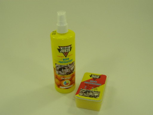 Полироль пластика JK с губкой апельсин спрей 250мл.