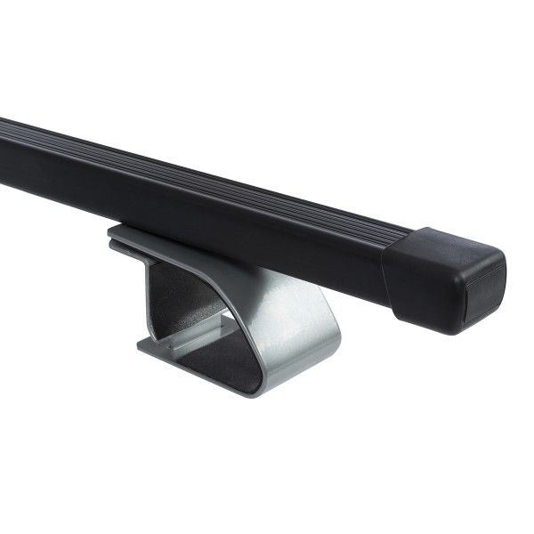 Багажник Renault Duster 2021-н.в. прямоугольные дуги 120 см =адаптеры серебристого цвета=