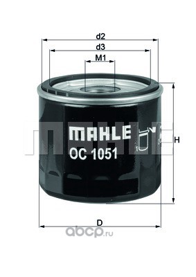 Фильтр масляный Ford Focus II Fusion Fiesta V