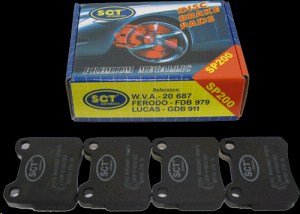 Колодки тормозные задние Mercedes-Benz  SCT