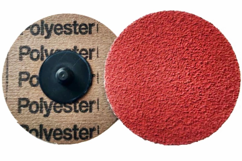 Круг зачистной наждачный CERAMIC D=75 мм P 80 крепление Roloc (зерно-керамика)