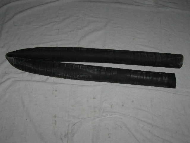 Шланг резиновый армированный d=70 отопителя  гладкий