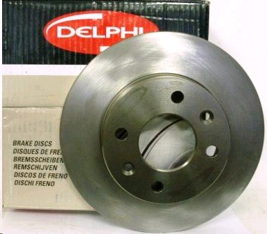 Диск тормозной передний Logan 1.4-1.6 2004=) без АБС европейской сборки 238мм.