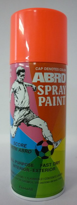 Краска аэрозоль Sabotage № ФЛУОРЕСЦЕНТНАЯ КРАСНАЯ  ABRO Sabotage  473мл.