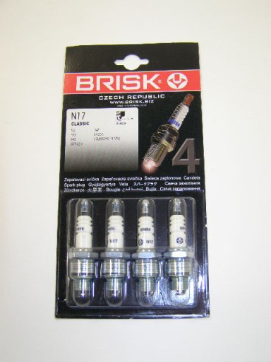 Свечи BRISK  Classic  N 17 ЗМЗ-402 блистер