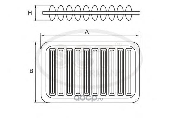Фильтр воздушный Mitsubishi Asx Lancer Outlander III  SCT  SB 2170