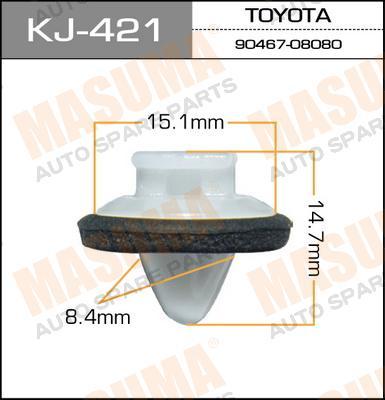 Пистон (клипса крепежная пласт.) KJ-421