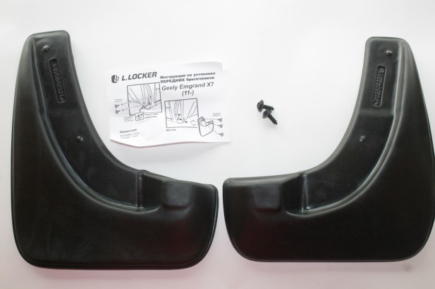Брызговик Geely Emgrand X7 перед. с 2011 г. полиуретан (2 шт)