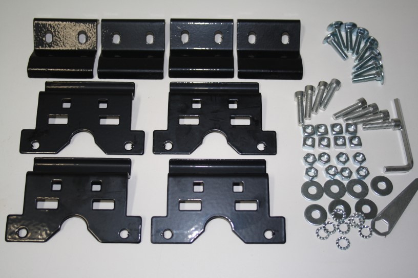 Комплект адаптеров 2 LUX Kia Soul II 2013- с интегрированными рейлингами