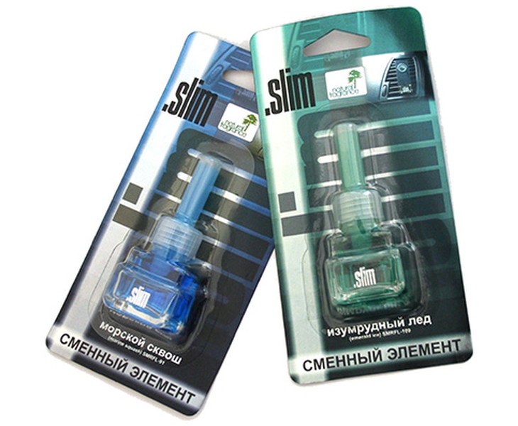 Освежитель воздуха SLIM сменный элемент 8мл. бархатная вишня (8мл)