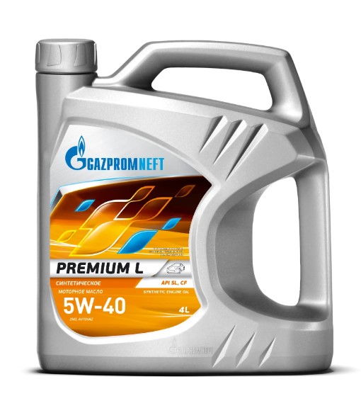Масло моторное GAZPROMNEFT Premium L 5W40 4л. п/синт.