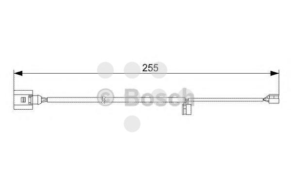 Датчик износа тормозных колодок VW Touareg 02-10, Audi Q7 06--, Porsche Cayenne 02-10 задн. 255мм