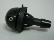 Жиклер омывателя (I)  на защелке круглый черный