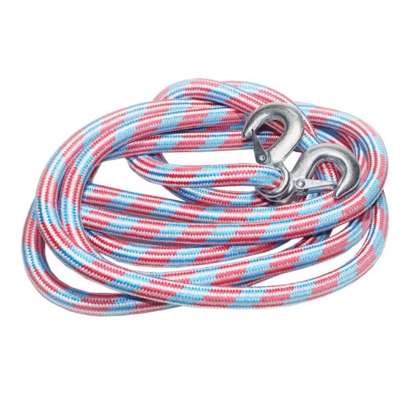 Трос буксировочный (веревка плетен.) 12т.,2 крюка /5 м/ Богатырь