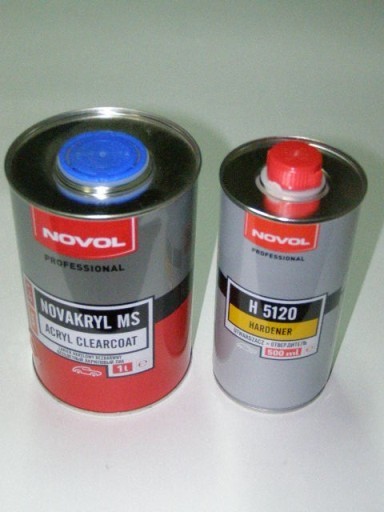 Лак   Novol  2+1 MS, новоакрил 1+0,5л.